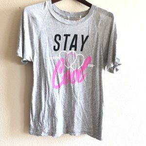 Wildfox || Stay Cool Gray Tee Shirt